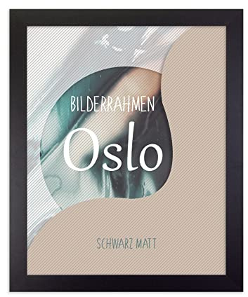 BIRAPA Fotorahmen Oslo 80x120 cm Bilderrahmen in Schwarz Posterrahmen