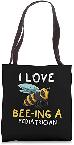 Pediatrician Bee Hospital PEDS Squad Doctor Medical Tote Bag