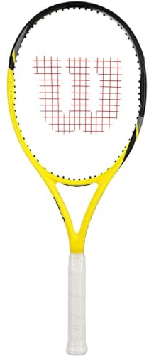 Wilson Pro Open L unbesaitet 280g Tennisschläger Schwarz - Gelb Griffstärke 3