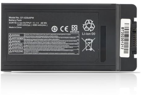 K KYUER 46Wh CF-VZSU0PW Laptop Akku für Panasonic Toughbook CF-54 MK1 MK2 MK3 54 Gloved Multi-Touch 54 Lite Performance Prime 14-inch Mobile Computer Notebook Replacement Battery