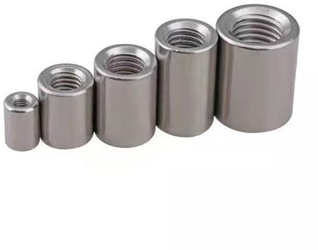 Verlängerte Rundmuttern, verdickte runde Verbindungsmutter, zylindrische Verbindungsmutter, 304 Edelstahl, Kupplungsmutter [M8 M10 M12 M14 M16 M20] (Size : M12x18x35(1pcs))