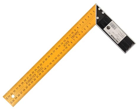 WOLFPACK LINEA PROFESIONAL Escuadra Metalica 350 mm. Escuadra Carpintero, Escuadra Construcción,