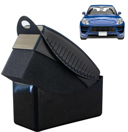 Autoreifen Auto Reinigungsschwamm Mit Deckel, Tire Dressing Applicator Pad, Auftragsschwamm Reifenglanzgel Reifenpflege Für Die Auto, Applikator-Bürste Für Reifen, Gel