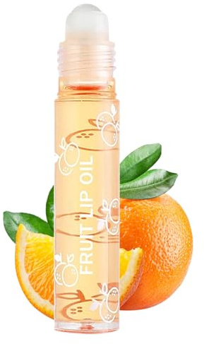 Fruity Roll Lip Gloss, Huile à Lèvres Baume à Lèvres Brillants à L-èvres Fruits Transparente, Glossy Lip Gloss Set pour Soin des L-èvres Et Garde Les Lè-vres Hydratées