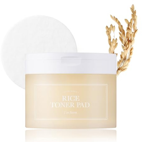Reis Tonic Pads 140ml 60 Blatt Dreischichtige Reis Extrakt Korea Reis Extrakt für trockene und raue Haut