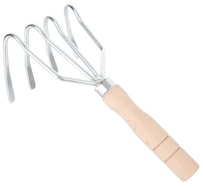 ORFOFE Gartenrechen Zum Lockern Von Erde Handwerkzeug Für Gartenarbeit Zum Graben Und Lockern Von Boden Langlebig Und Leicht Zu Transportieren
