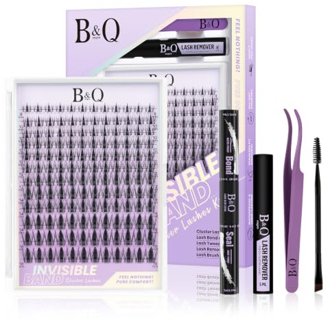 B&Q Lash Extension Set 120PCS Fairy Lash Clusters 8-16 mm MIX