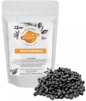 Black Turtle Beans Premium Quality by Spice Planet® (250 Grams)
