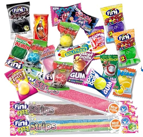 Sweet Box, Assortimento di Caramelle e Gomme da Masticare, Mix per Feste, regali, pinata, 200 Pezzi