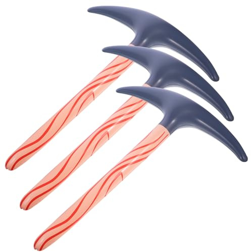 ZUNOXAZ 3pezzi Piccone Gonfiabile Forma di Piccone in PVC Giocattolo per Feste in Piscina Decorazioni per Feste Senza Perdita d Aria