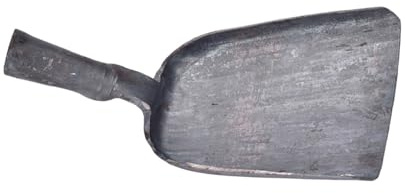 UKCOCO Pala Acero Forjado Pala Ligera y Resistente para Limpieza de Chimeneas Barbacoa y Jardín Herramienta Multiusos para Cenizas y Hogar