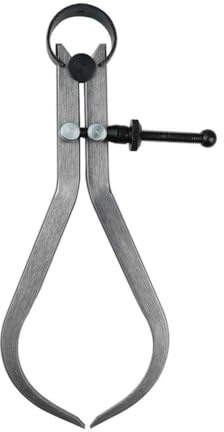 MoSundi Pinza Vernier para torneado de madera, 100/150/200 mm, herramienta de medición externa para torno de diámetro exterior, divisor de acero al carbono para uso en interiores y exteriores, 150 mm