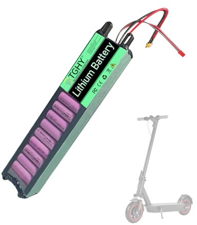 TGHY Batteria al Litio Pieghevole per Monopattino Elettrico 36V 4.4Ah 5.2Ah 6.6Ah 7.8Ah, Batteria di Ricambio per monopattini elettrici, Hoverboard e Skateboard con Motore 280,8W.,36v 4.4ah