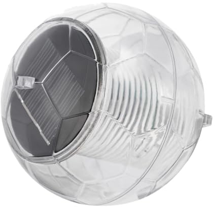 DECHOUS Lampe Solaire LED Flottante Étanche pour Piscine, Jardin et Étang, Éclairage Décoratif Multicolore de Ballon de Football, Lumière Solaire Rechargeable pour Ambiance Extérieure