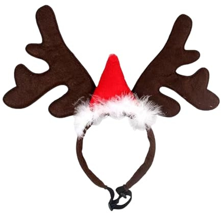 Zanthicia Weihnachtsmütze, festlicher Pferdehut, Pferd, Weihnachtspferd während des Pferdehuts, Polyester Feiertagspferd, fügen Sie Weihnachten hinzu, Geweih Stirnband