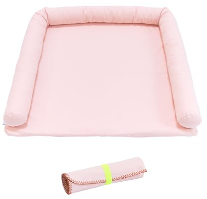 LIMMALAND Wickelauflage & Unterlage für IKEA HEMNES/MALM - Blush | Weicher Schaumstoffkern, Bezug 100% Baumwolle · waschbar bei 60°C · inkl. Stoffschlange als Stoßschutz