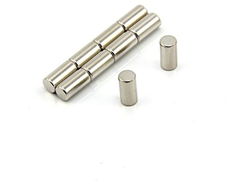 Magnetastico | 20 Stück Neodym Magnete N52 Stab 5x10 mm | Kühlschrankmagnet Neodym Magnet Zylinder Magnet extra stark, Whiteboard Magnet, Stiftmagnet, Magnetstab, Stabmagnet Zylindermagnet Magnettafel