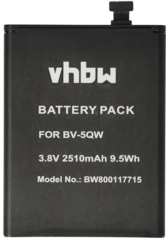 vhbw Akku kompatibel mit Microsoft/Nokia Lumia 929, 930, RM927 Handy Smartphone Telefon (2510mAh, 3,8V, Li-Ion)