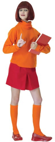 Vuxen Velma Fancy Dress maskeradkostym X-Large, Flerfärgad, XL