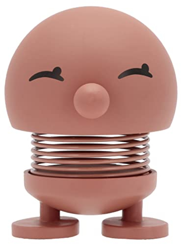 Hoptimist Soft Bimble Wackelfigur & Glücksbringer, Skandinavische Deko Figuren für Wohnzimmer, Schreibtisch, Büro, Bürodeko & Lustige Kleine Geschenke, 4,5 x 5,8 x 6,6 cm, Small, Ruby
