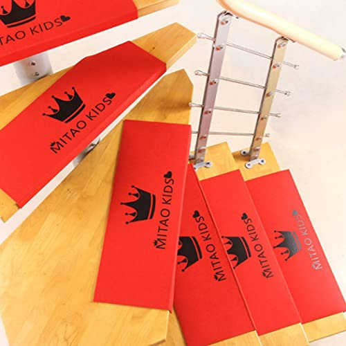JYMYGS 21 x 55CM Stufenmatten innen 5 stück Antirutschstreifen Treppe Set, treppenstufen matten rechteckig selbstklebend zuschneidbar, Treppenteppich für Kinder, Älteste und Haustiere, Braun