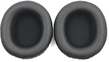 Audio Technica 1 Paar Ohrpolster für ATH-SR30BT AR5BT AR5IS Overhead-Kopfhörer, Schwarz, Kunstleder und Schaumstoff