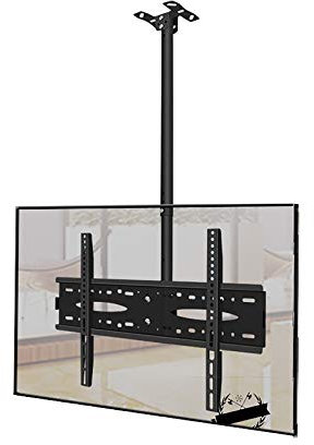 TV-Ständer, TV-Wandhalterung, verstellbare Höhe, Decken-TV-Halterung, leichtgängiges Drehen, Neigen und Verlängerung, für 81,3 bis 183,9 cm (32 bis 72 Zoll) LED-Bildschirme, bis zu 50 kg (Größe: 2,5–3