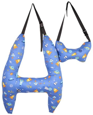 Quzente Almohada de Viaje para el Cuello | 2 Almohadas para el Cuello para Dormir y Viajar - Almohadas para el Cuello para Viajes para Dormir, cojín de Almohada de Viaje en Forma de H, artefacto para