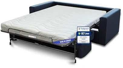 Kiby® Matratze für Schlafsofa 160 x 190 cm, Höhe 12 cm, (Öko-Tex® und CERTIPUR™ zertifiziert), 3D-Gewebe, temperaturregulierend, abnehmbar und waschbar