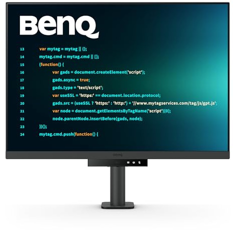 BenQ RD280UA 28.2 4K+ 3840x2560 Monitor für Programmierer mit Hintergrundbeleuchtung und Flexibler Monitorarm,Profi Coding Modus,Augenschutz bei Nacht,Schnellstarttase für Modis,3:2 Seitenverhältnis