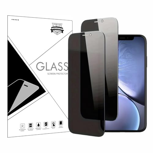 Wei Tech Panzerglas Schutz mit Sichtschutz für iPhone X/XS/11 Pro, 5,8 – 9H Härte, Anti-Sicht, Ultra-HD, Anti-Fingerprint, Edge-to-Edge, Kratzfest, Blasenfrei, 2er Pack Displayschutzfolie