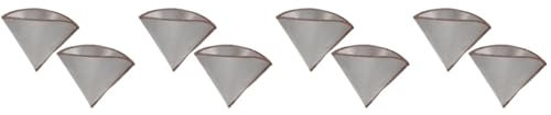 Didiseaon 4 Set Colino Da Caffè Perdere Filtro Riutilizzabile A Prova Di Perdite Decaffeinato Filtri Automatico Tazze Doppio Tazza Macchina Acciaio Inossidabile 304 2 Pezzi * 4