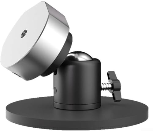 Eawfgtuw Support de montage magnétique rotatif à 360 degrés avec base ventouse puissante pour mini antenne satellite, camping-car, bateau, installation en verre et métal