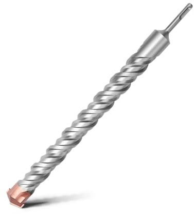 Concrete Drill Bit, SDS Plus Masonry Drill Bit Tungsten Carbide Tip Multiple Sizes For Concrete Brick Stone(40mm x 460mm)