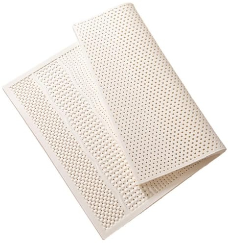 100% Natur-Latex Matratze Gleichmäßige Wärmeableitung,Comfort Foam Mattress 7-Zone Assembly, Mattress Made of Comfort Foam - Washable Cover,5cm,100x200cm(39x79in)