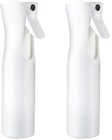 Wasser Sprühflasche 300 ml (2 Einheiten) Garten Pflanzen Friseur | Sprühflasche Pflanzen | Wasserzerstäuber leer | Leere Sprühflasche für Reinigungsmittel | Sprühflasche Reinigungsmittel feine Nebe