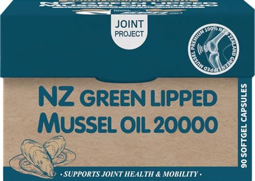 SPH 100% NZ Green-Lipped Mussel Oil 20000 + Krill Oil 90 Capsules New_Zealand Joint Health Supplements (Pack of 3)