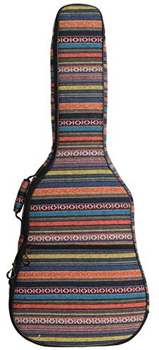 Luoji Gitarrentasche Gitarrenkoffer Akustikgitarre Bohemian Wasserdicht Gitarrenhülle Rucksack Tasche Für Akustikgitarre 40/41 Zoll
