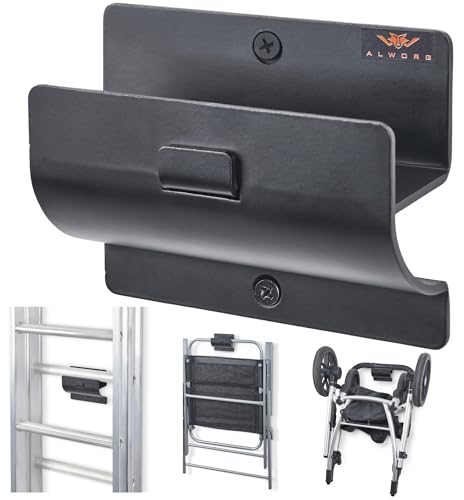 ALWORG Hooks for Garage Wall - Heavy Duty Storage Hangers Wall Mount Brackets to Hang Garden & Shed Tools, Chairs, Tire and More - Van Storage Solutions