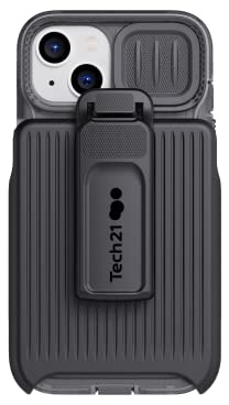 tech21 iPhone 14 Evo Max Compatible with MagSafe – Durable, Shock-Absorbing and Rugged Phone Case with Holster and 20ft FlexShock Multi-Drop Protection