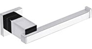 270S1 toilettenpapierhalter Wandhalter aus Messing, chrom glänzend, eckig, langlebig, eleganter Klorollenhalter für Badezimmer und WC | Messing-Toilettenpapierhalter; Chrom Glänzend, Eckig, Langlebig, Wandmontage Für Badezimmer Und WC, Bad Zubehör
