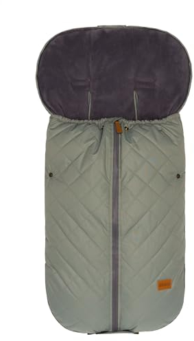 Fillikid Winterfußsack Kamet Exklusiv | Atmungsaktiver Baby Fußsack für Kinderwagen Buggy | Kinder Fusssack mit kuscheligen Coralfleece | Universal Fußsack Winter waschbar ab 6 Monate