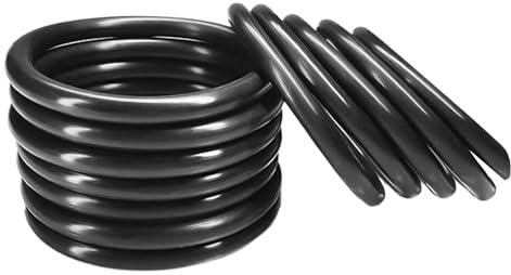 EPDM O-Ring 30mm Außendurchmesser, 28mm ID, 1mm Breite, Schwarze O-Ringe Packung mit 10
