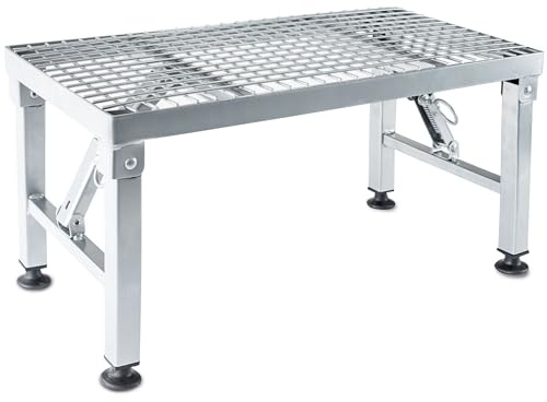 Caravan Trittstufe Klappbare Stufe 50x26x26cm aus beschichtetem Stahl 150kg