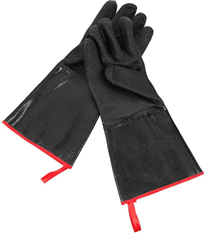 ORFOFE Feuerhandschuhe Hitzebeständig Für Grillen Und Küche Wärmeschutzhandschuhe Mit Neopren Bbq-handschuhe Und Robust