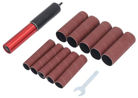 Adaptador de Lijadora de Husillo Mandril de 1,5 Pulgadas Kit de Mandril de Lijado de Taladro de Aleación de Aluminio para Esmerilado, Pulido y Eliminación de Materiales ﻿