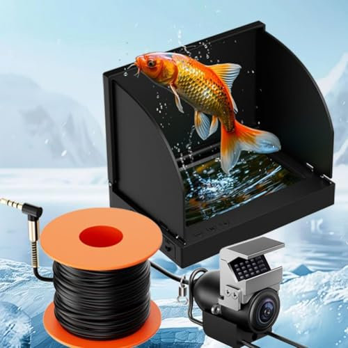 Idealer Begleiter für Angler, hohe Auflösung, 12,7 cm Unterwasserkamera-Erlebnis (5,0 IPS + Kamera 15 m)