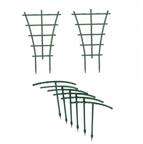 UPKOCH 8 Pezzi Rete per Piante Rampicanti Sostegno per Piante Rampicanti Giardino per Fiori Verdure Come Pomodori Peperoni Cetrioli