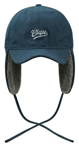 CLAPE Winter Mütze mit Ohrenklappen Warme Basecap Winddicht Fliegermütze