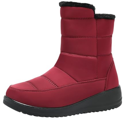 Apres Ski Femme Bottes De Neige Après Botte Chaude Bottines Chaudes Boots Après-Ski Chaussures Grand Froid D'hiver Chaussure Imperméable Bottine Fourrées Hiver Apres-Ski Chaud Glacia Barefoot Pour